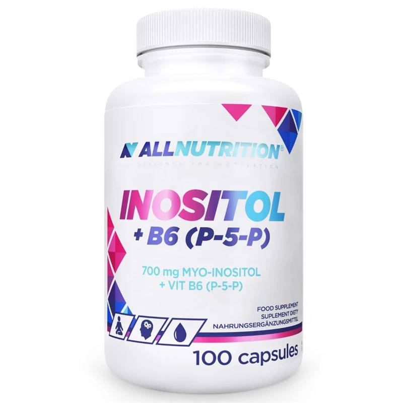 Inozitolis + B6 (5-P5) - 100 kapsulių Inozitolis + B6 (5-P5) - 100 kapsulių
