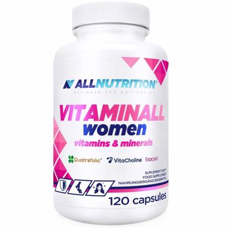 Vitaminall moterims - 120 kapsulių
