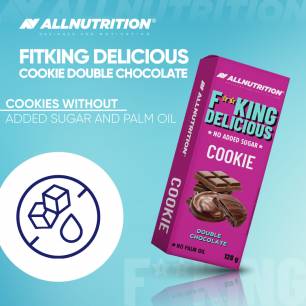 Fitking Delicious cookie, double chocolate - 128 g