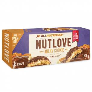 NUTLOVE milky cookie, caramel and peanut - 128 g