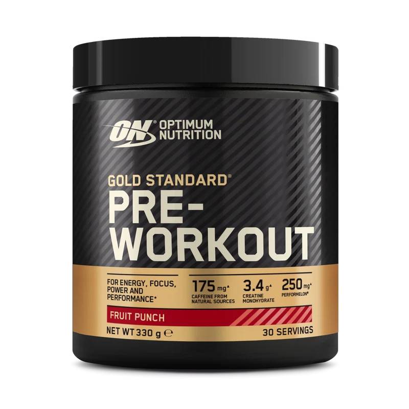 Gold Standard Pre Workout, Fruit Punch - 330g Gold Standard Pre Workout, Fruit Punch - 330g