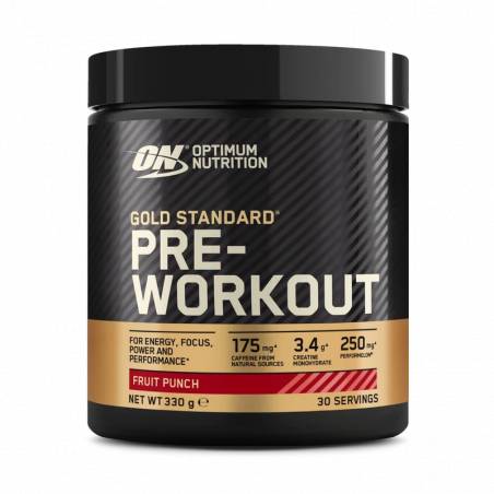Gold Standard Pre Workout, Fruit Punch - 330g