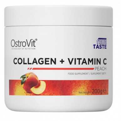 Ostrovit kolagēns + C vitamīns, persiks - 200 g – madala kalorsusega toode firmalt Ostrovit, osta SportFit-ist