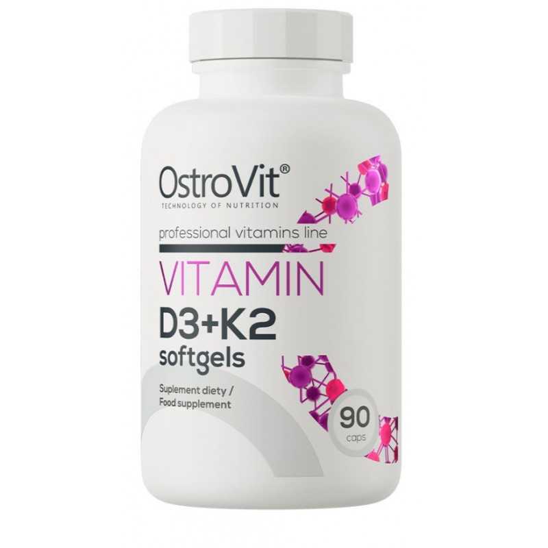Ostrovit -vitamiini D3 + K2 - 90 kapselit