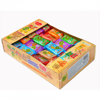 Pastila augļu, asorti, "Pastilushka" 800 g – madala kalorsusega toode firmalt Pastiluska, osta SportFit-ist