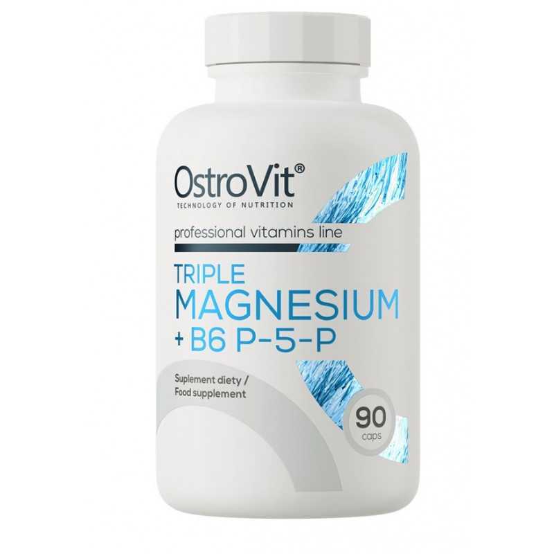 Ostrovit trīskāršais magnijs + B6 P-5-P-90 kapsulas