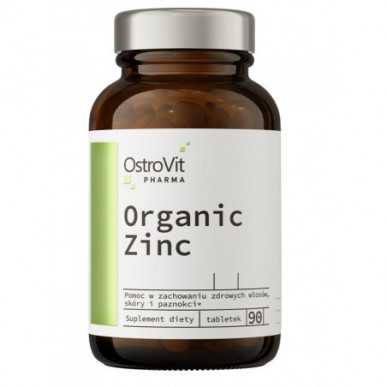 „Ostrovit Pharma Organic Cink“ - 90 tablečių – madala kalorsusega toode firmalt Ostrovit, osta SportFit-ist