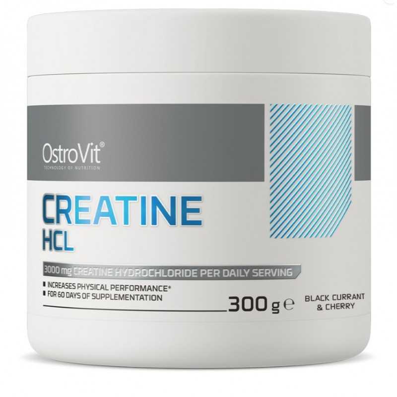 Ostrovit Creatine HCl, upuri un ķiršu aromatizēts - 300 g Ostrovit Creatine HCl, upuri un ķiršu aromatizēts - 300 g