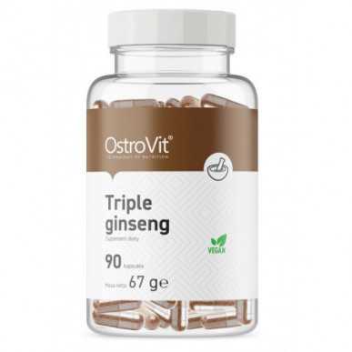 Ostrovit Triple Ginseng Vege - 90 kapselia – madala kalorsusega toode firmalt Ostrovit, osta SportFit-ist