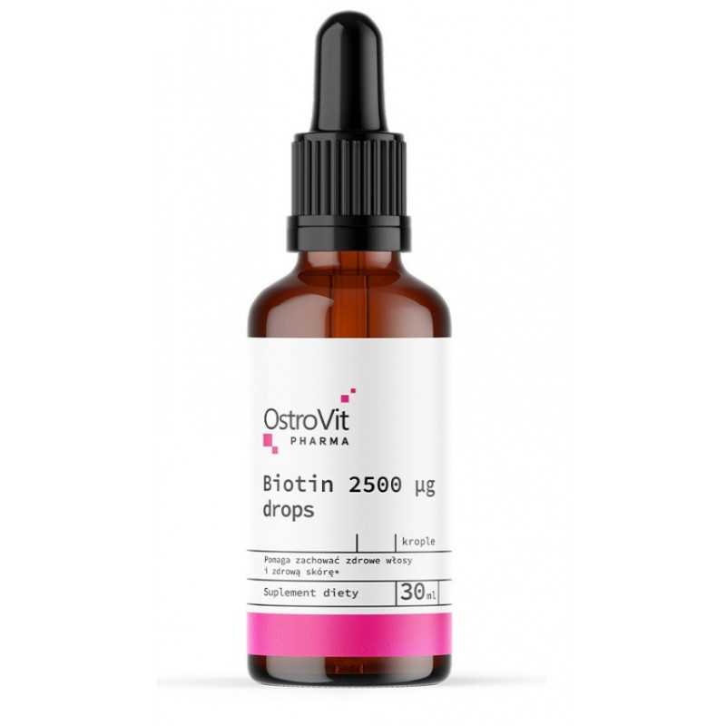 Ostrovit Pharma Biotin 2500 MC - 30 ml Ostrovit Pharma Biotin 2500 MC - 30 ml