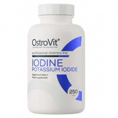 „Ostrovit“ jodo kalio jodidas - 250 tablečių – madala kalorsusega toode firmalt Ostrovit, osta SportFit-ist