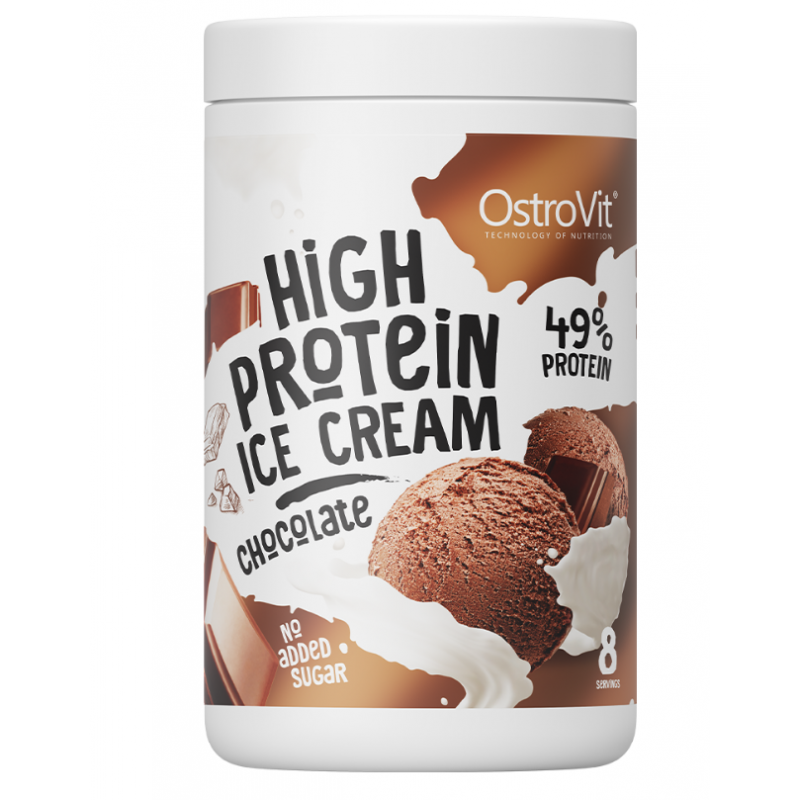 Ostrovit High -proteīna saldējuma šokolāde - 400 g