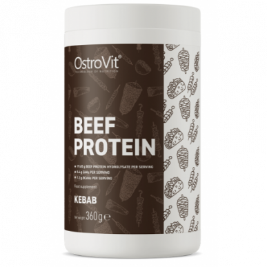Naudanlihaproteiini, kebab - 360 grammaa – madala kalorsusega toode firmalt Ostrovit, osta SportFit-ist