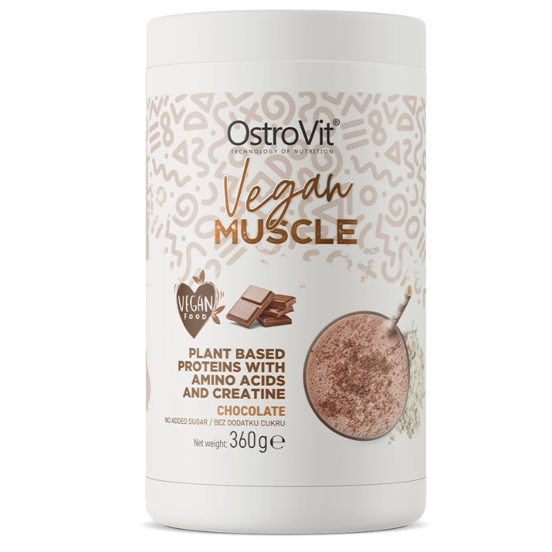 Ostrovit vegānu muskulis, šokolāde - 400 g Ostrovit vegānu muskulis, šokolāde - 400 g