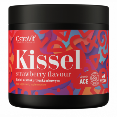 Ostrovit Kissel Strawberry - 200 g – madala kalorsusega toode firmalt Ostrovit, osta SportFit-ist