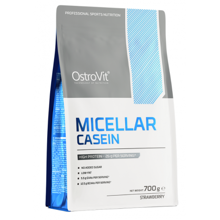 Micellar Casein, braškės - 700 gramų