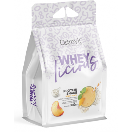 Wheylicious Protein Shake, kermainen persikka - 3000 grammaa