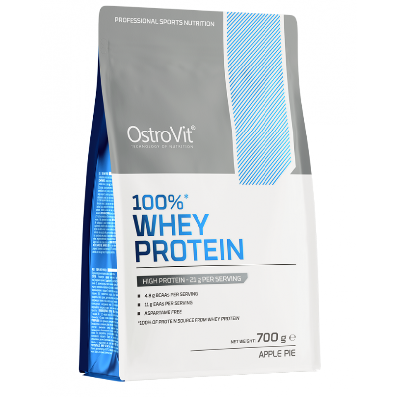 Ostrovit 100% sūkalu olbaltumviela, ābolu pīrāgs - 700 grami Ostrovit 100% sūkalu olbaltumviela, ābolu pīrāgs - 700 grami