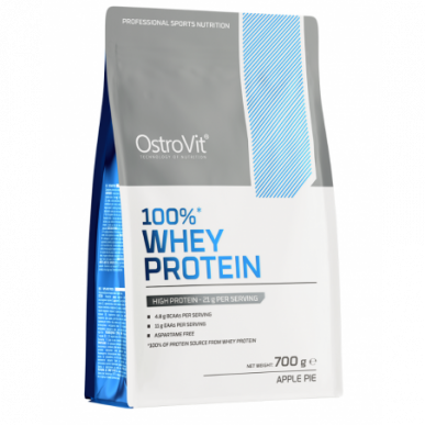 Ostrovit 100% sūkalu olbaltumviela, ābolu pīrāgs - 700 grami – madala kalorsusega toode firmalt Ostrovit, osta SportFit-ist