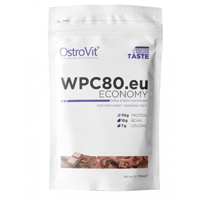 Ostrovit WPC80.EU ekonomika, šokolādes kūka - 700 grami