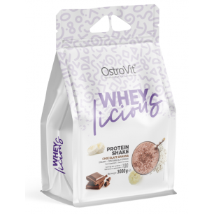 Wheylicious Protein Shake, Chocolate -Banana - 3000 grammaa