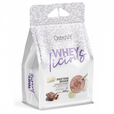 Wheylicious Protein Shake, Chocolate -Banana - 3000 grammaa – madala kalorsusega toode firmalt Ostrovit, osta SportFit-ist