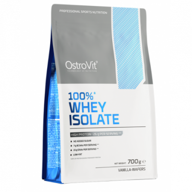 Ostrovit 100% sūkalu izolāts, vaniļas vafeles - 700 grami – madala kalorsusega toode firmalt Ostrovit, osta SportFit-ist