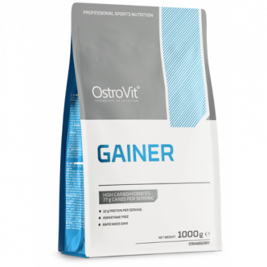 Ostrovit Gainer, zemenes - 1000 grami – madala kalorsusega toode firmalt Ostrovit, osta SportFit-ist