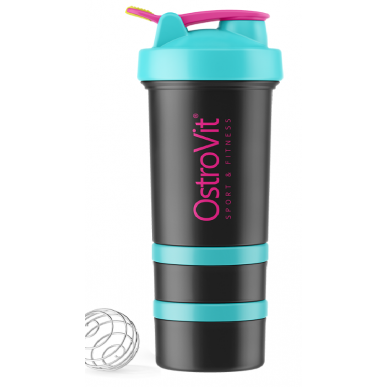Ostrovit Shaker Premium Miami Vibes Edition, Blue -Black - 450 ml – madala kalorsusega toode firmalt Ostrovit, osta SportFit-ist