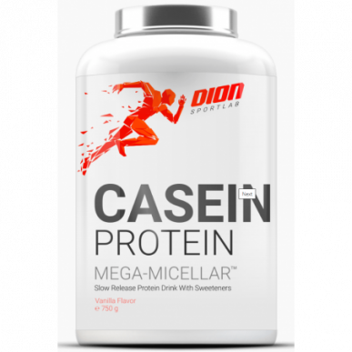 DION SPORTLAB CASEIN PROTEIN Micellar, strawberry - 750 g – low-calorie product from DION Sportlab, buy in SportFit