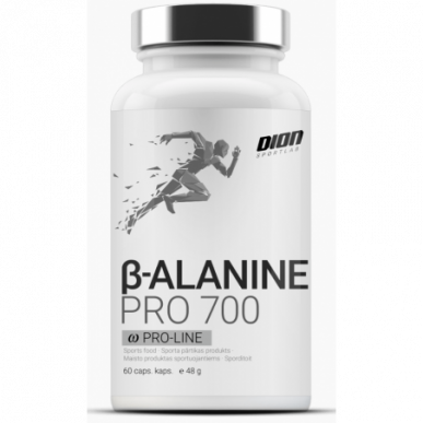 Dion Sports Lab β -alanin Pro 700 - 60 kapsulas – madala kalorsusega toode firmalt DION Sportlab, osta SportFit-ist