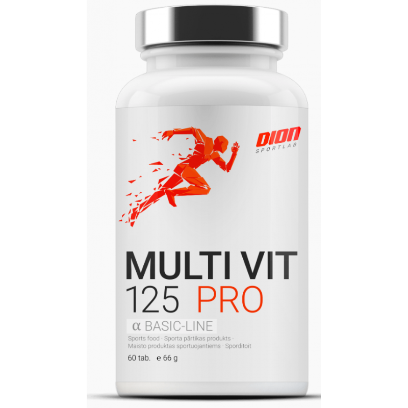 Dion Sports Multi -Vit 125 Pro - 60 tabletes Dion Sports Multi -Vit 125 Pro - 60 tabletes