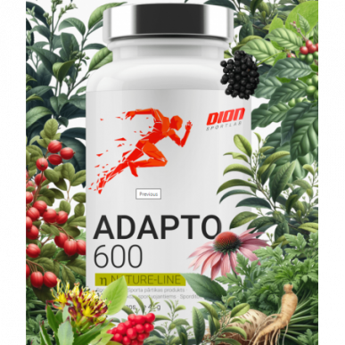 „Adapto 600“ - 60 kapsulių – madala kalorsusega toode firmalt DION Sportlab, osta SportFit-ist