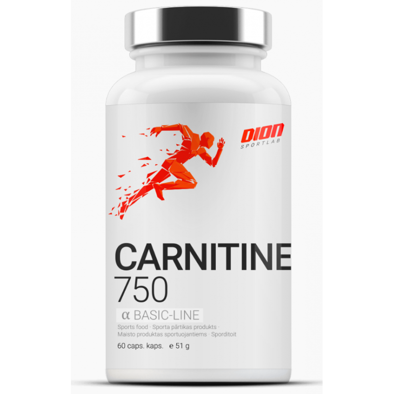 Carnitine 750 "Dion", 60 vāciņi. Carnitine 750 "Dion", 60 vāciņi.