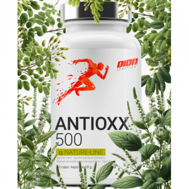 Dion Sports Antioxx 500 Trans -Resveratrol - 30 kapsulas – madala kalorsusega toode firmalt DION Sportlab, osta SportFit-ist