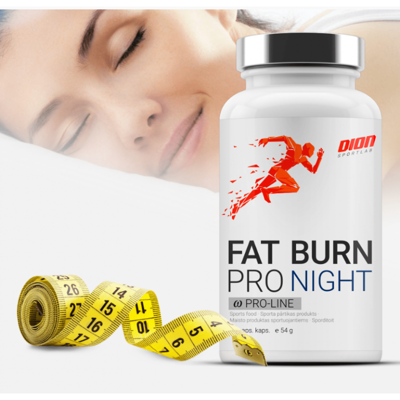 Fat Burn Pro Night Night Fat Burner "Dion", 60 kapselia