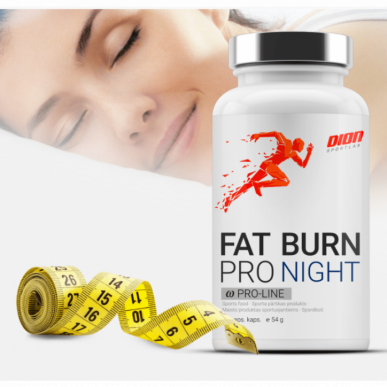 „Fat Burn Pro Night Night Fat Burner“ „Dion“, 60 kapsulių – madala kalorsusega toode firmalt DION Sportlab, osta SportFit-ist
