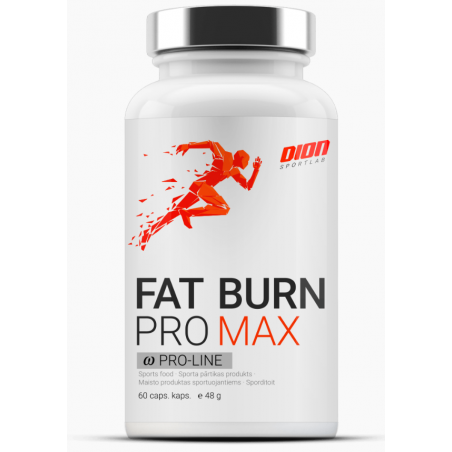 Tauku apdeguma pro max modiski efektīvs tauku deglis "dion", 60 kapsulas