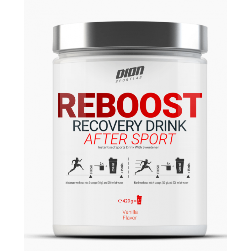 Dion Sports Reboost atjaunot dzērienu pēc sporta - 420 g