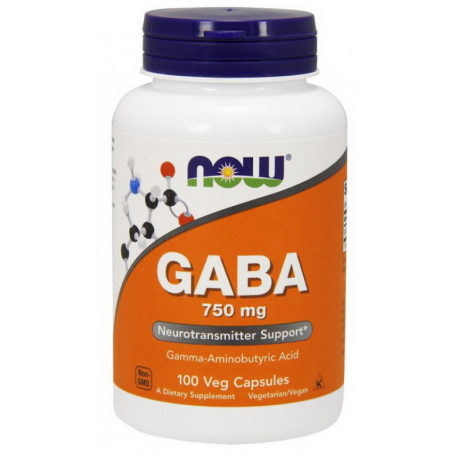 Tagad pārtikas produkti GABA, 750 mg - 100 vegānu kapsulas