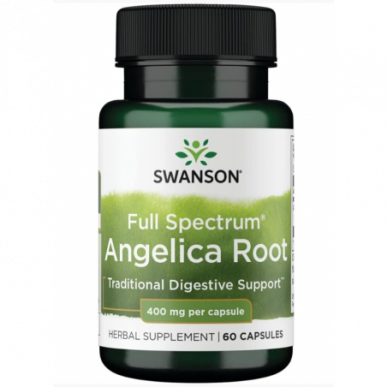 pilna spektra Angela sakne, 400 mg - 60 kapsulas – madala kalorsusega toode firmalt SWANSON, osta SportFit-ist