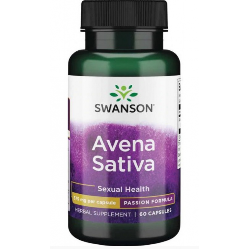 Swanson Avena Sativa, 575 mg - 60 kapsulas Swanson Avena Sativa, 575 mg - 60 kapsulas
