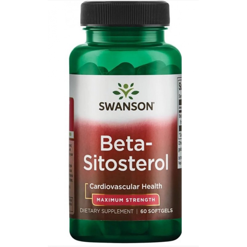 Swanson Beta -sitososterols, maksimālā izturība - 60 kapsulas Swanson Beta -sitososterols, maksimālā izturība - 60 kapsulas