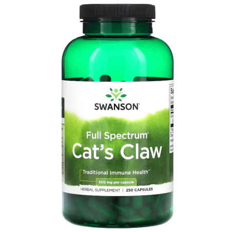 Swanson Cat nagu, 500 mg - 250 kapsulas