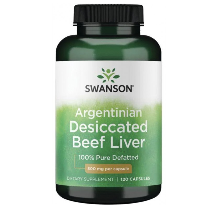 Swanson Argentina žāvētie liellopi, 500 mg -120 kapsulas