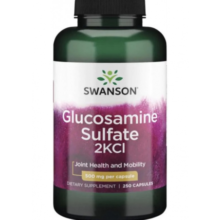 Swanson glikozamīna sulfāts 2kcl "Swanson", 250 kapsulas