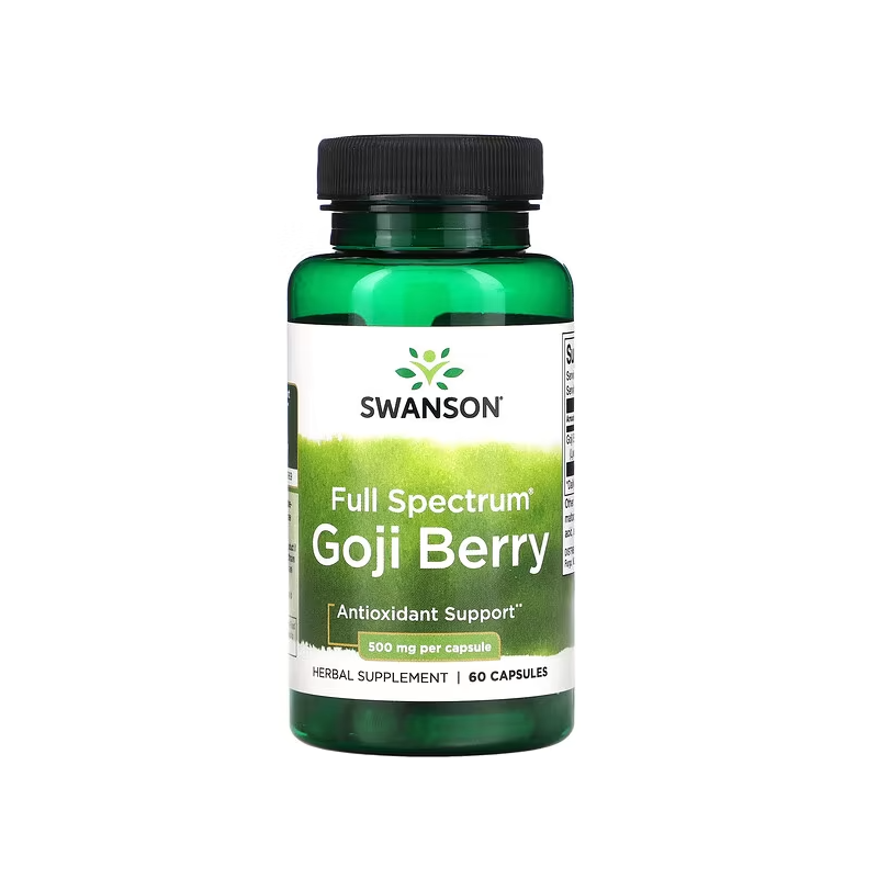 Swanson pilna spektra goji ogas, 500 mg - 60 kapsulas Swanson pilna spektra goji ogas, 500 mg - 60 kapsulas