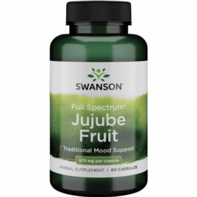 Swanson pilna spektra Jujub Fruit, 675 mg - 60 kapsulas – madala kalorsusega toode firmalt SWANSON, osta SportFit-ist