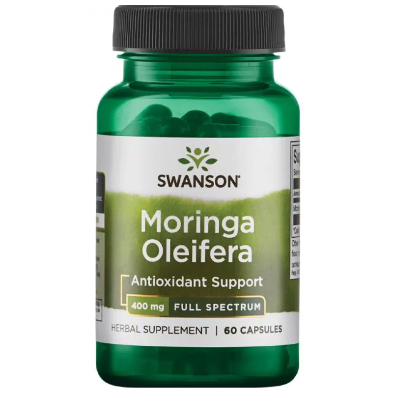 Swanson Moringa Oleifera, 400 mg - 60 kapsulas