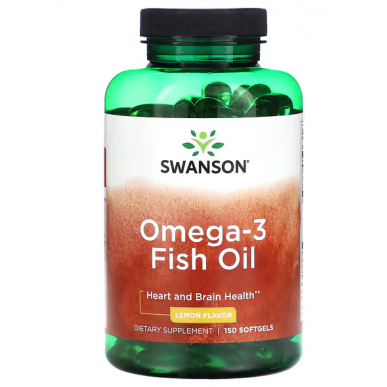 omega -3 zivju eļļa -150 mīkstā kapsula – madala kalorsusega toode firmalt SWANSON, osta SportFit-ist